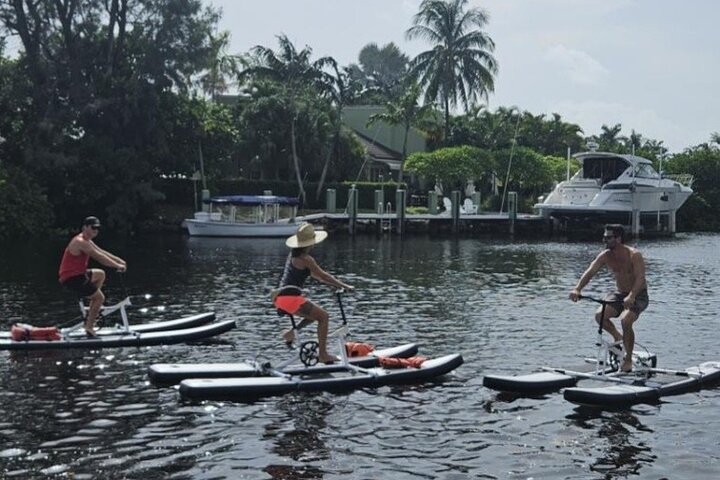 Water Bike Rental - Explore Island City Fort Lauderdale Waterways - Photo 1 of 2
